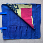 Kitchen Provisions Merch - the knife roll - DEADSTOCK DENIM/VINTAGE FABRIC X