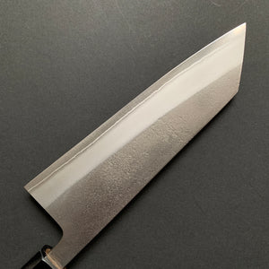 Bunka knife, Shirogami 2 with stainless steel cladding, nashiji finish - Yoshikane