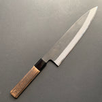 Gyuto knife, Shirogami 2 with stainless steel cladding, Kurouchi finish - Mutsumi Hinoura