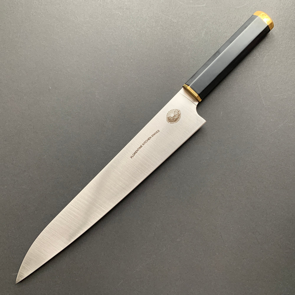 Sujihiki knife, 14C28N stainless steel, polished finish, Kedma series - Florentine