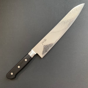 Gyuto knife, AUS10 Stainless Steel, Damascus finish, Western style handle - Tsunehisa