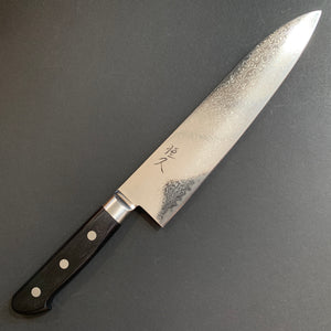 Gyuto knife, AUS10 Stainless Steel, Damascus finish, Western style handle - Tsunehisa