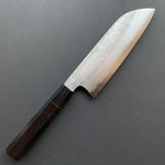 Santoku knife, Aogami 2, stainless steel clad, Nashiji finish - Matsubara