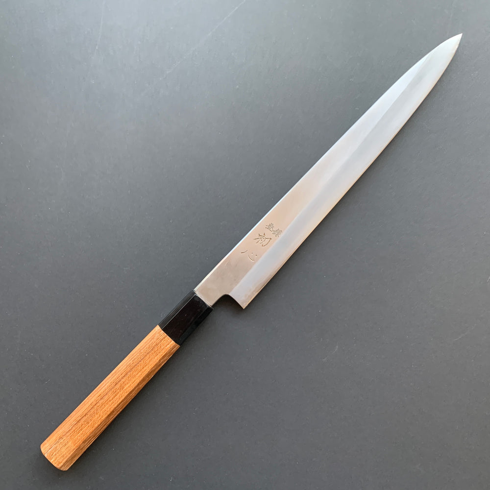 Sujihiki knife, Ginsan stainless steel, polished finish - Nakagawa Hamono