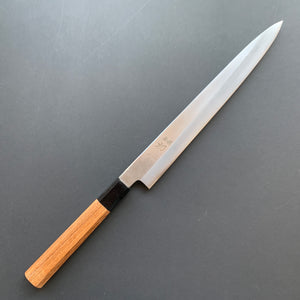 Sujihiki knife, Ginsan stainless steel, polished finish - Nakagawa Hamono