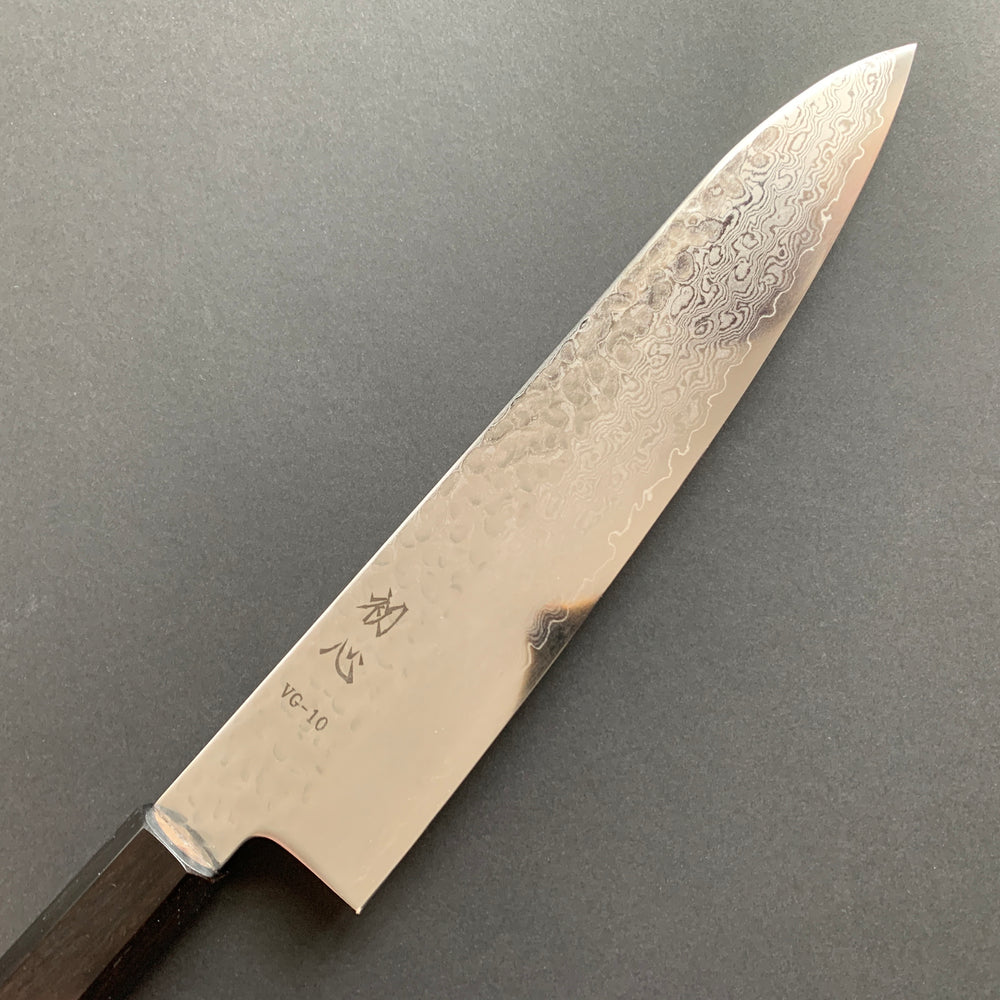 Gyuto knife, VG10 Stainless Steel, Tsuchime Damascus finish, Hayabusa range - Hatsukokoro