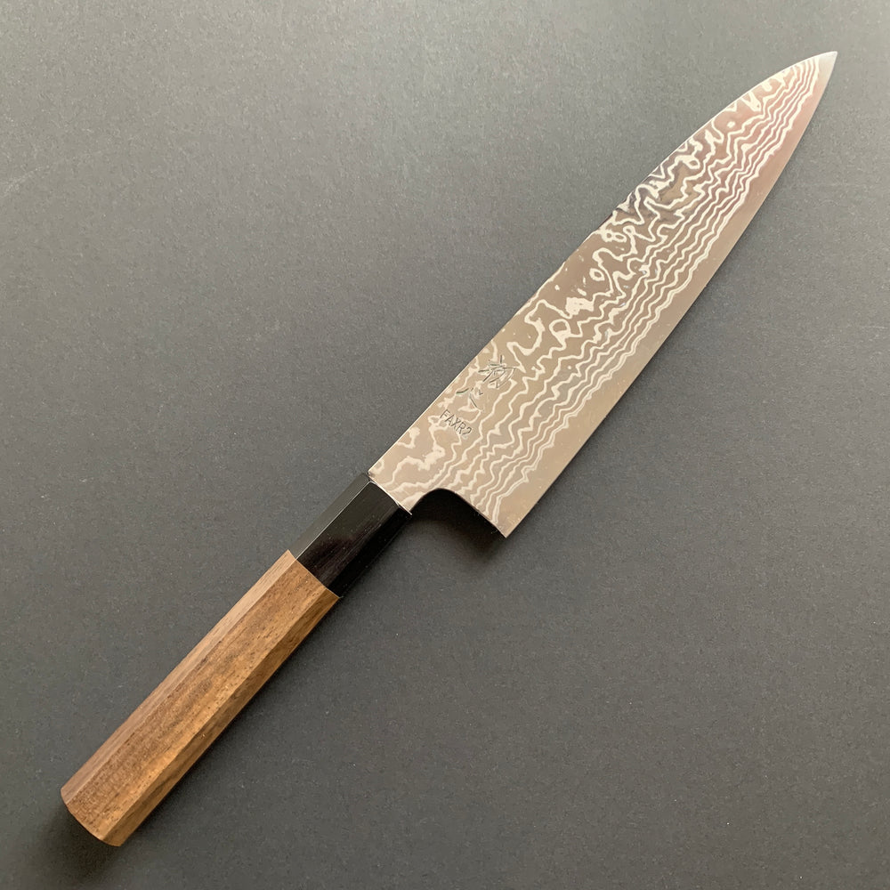 Gyuto knife, FAXR2 Stainless Steel, Damascus finish - Hatsukokoro