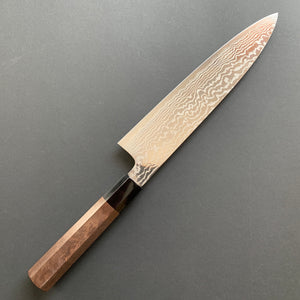 Gyuto knife, FAXR2 Stainless Steel, Damascus finish - Hatsukokoro