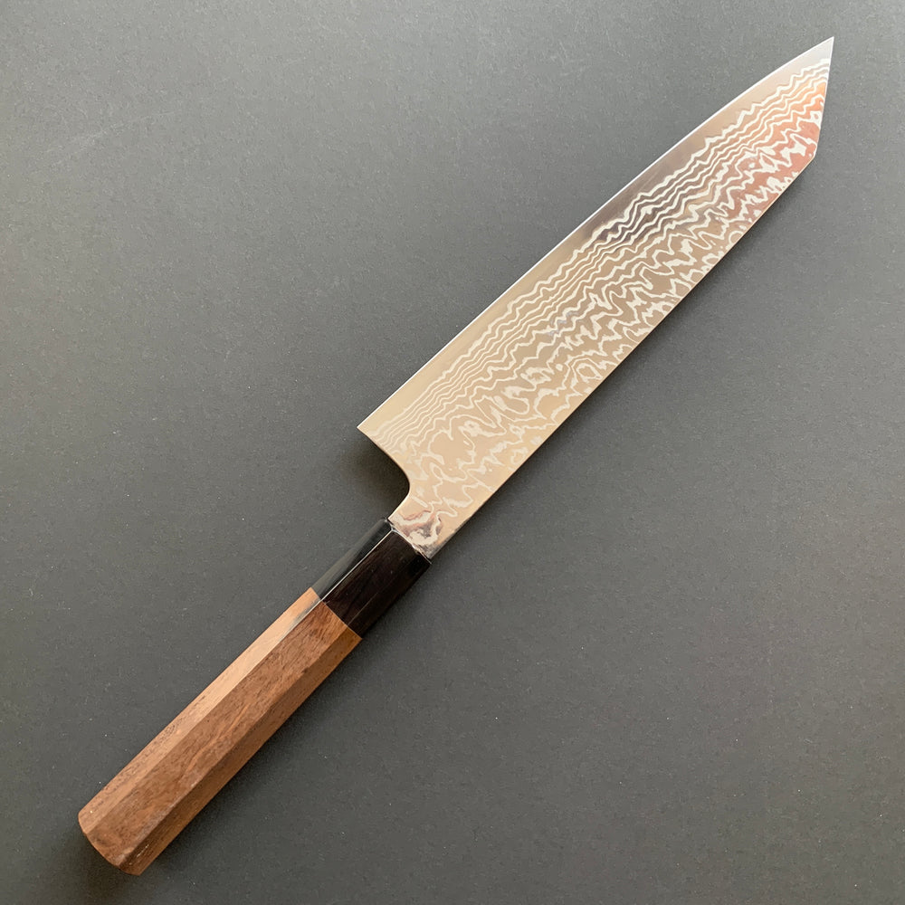 Kiritsuke Gyuto knife, FAXR2 Stainless Steel, Damascus finish - Hatsukokoro