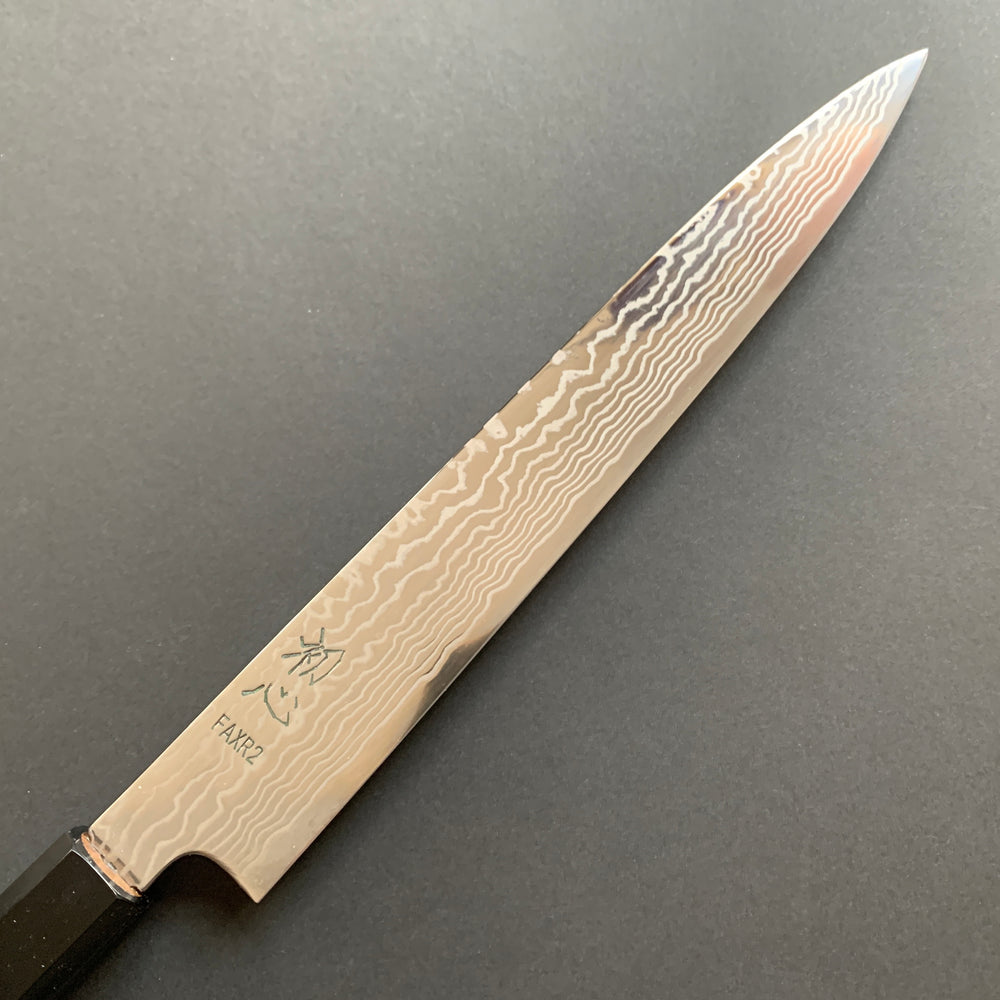 Sujihiki knife, FAXR2 Stainless Steel, Damascus finish - Hatsukokoro