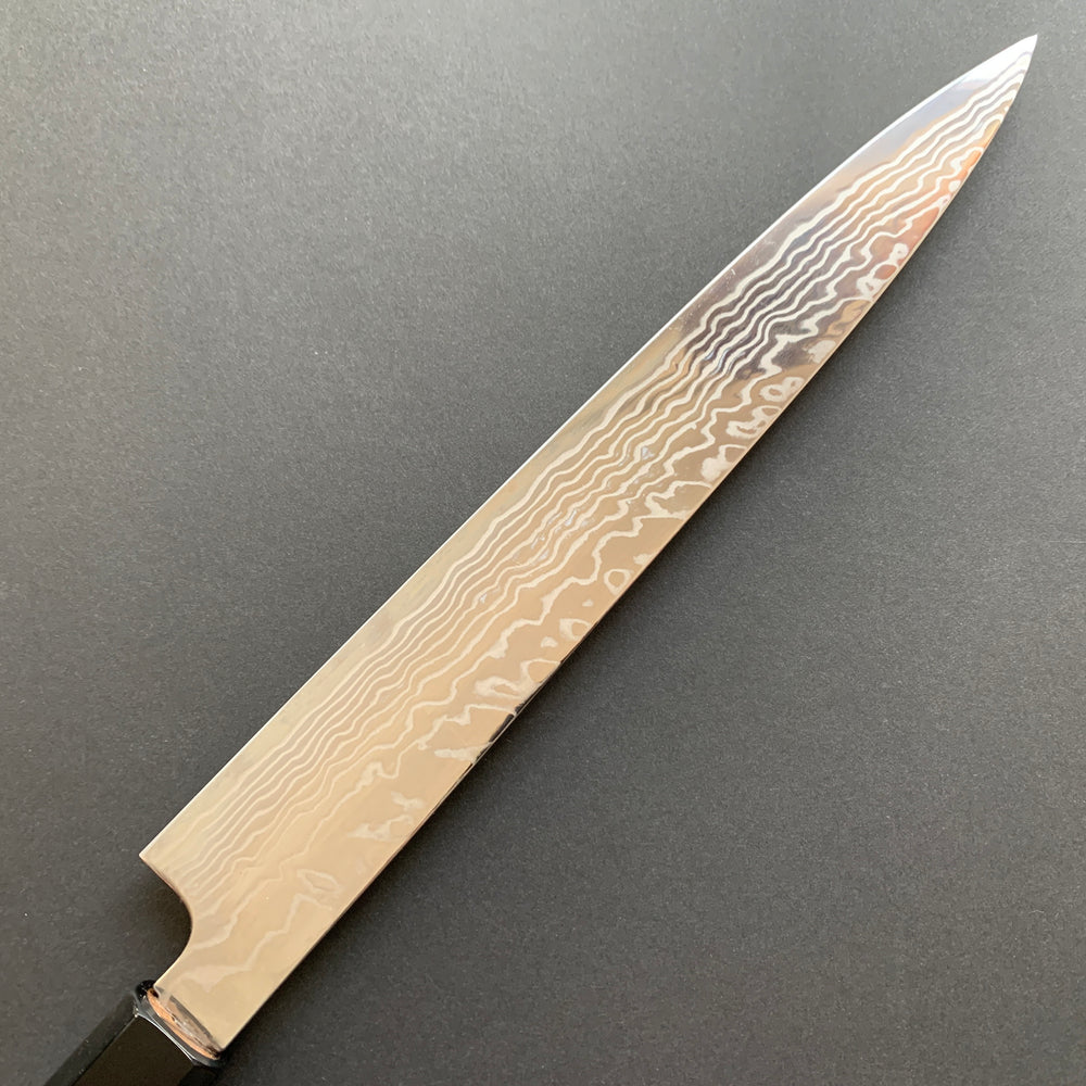 Sujihiki knife, FAXR2 Stainless Steel, Damascus finish - Hatsukokoro