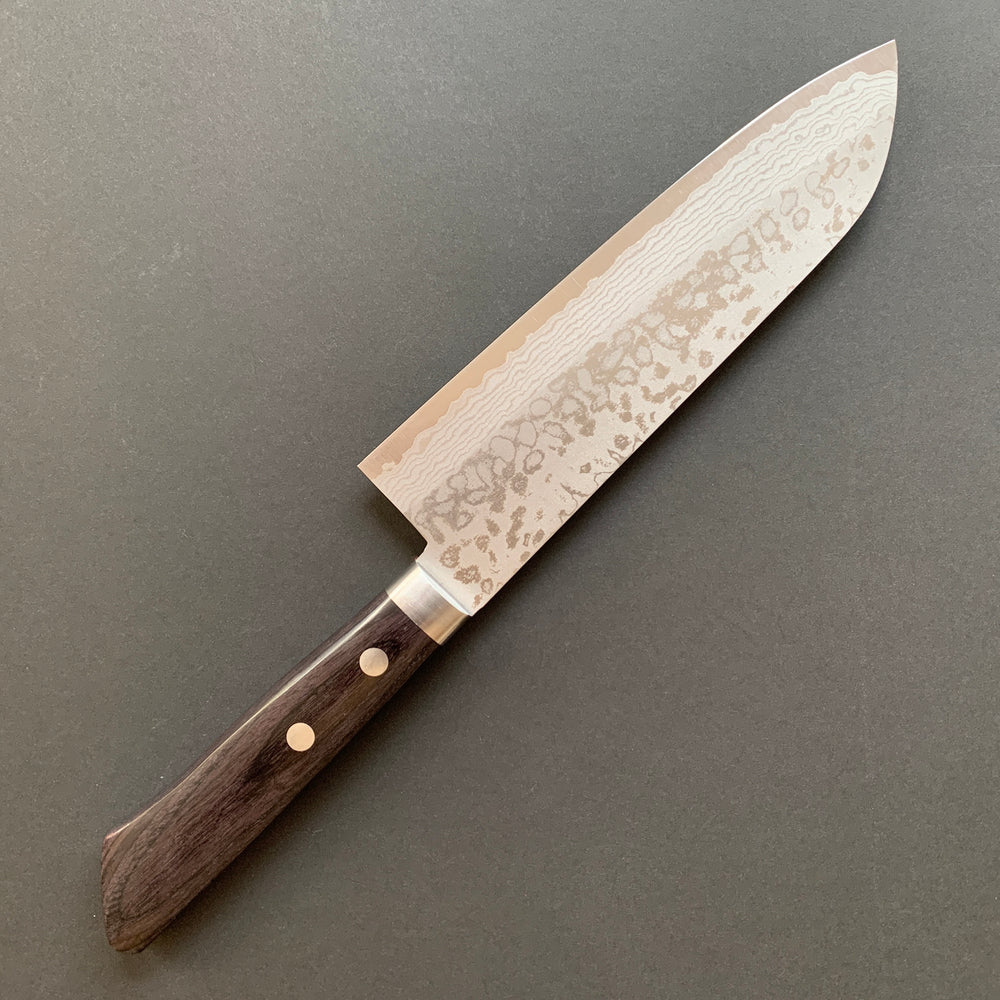 Santoku knife, VG10, damascus finish - Masutani