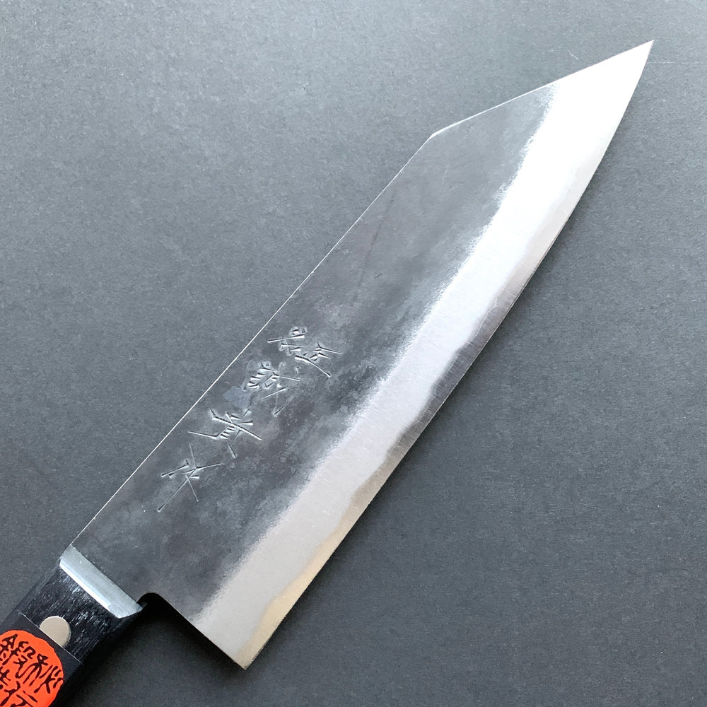 Bunka knife, Aogami 2 core, stainless clad, kurouchi finish - Shigeki Tanaka