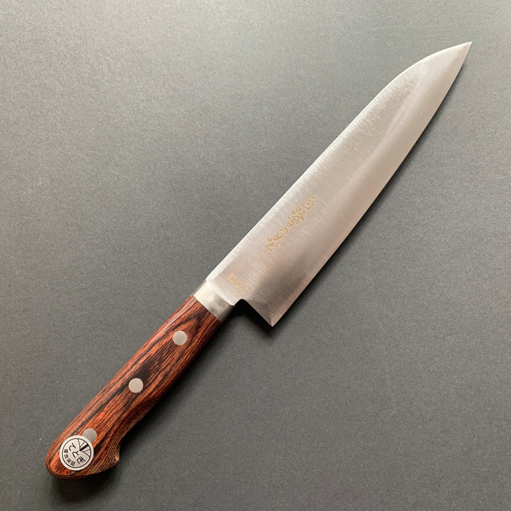 Gyuto knife, SLD with stainless steel cladding, polished finish - Hayashi