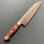 Santoku knife, SLD with stainless steel cladding, polished finish - Hayashi