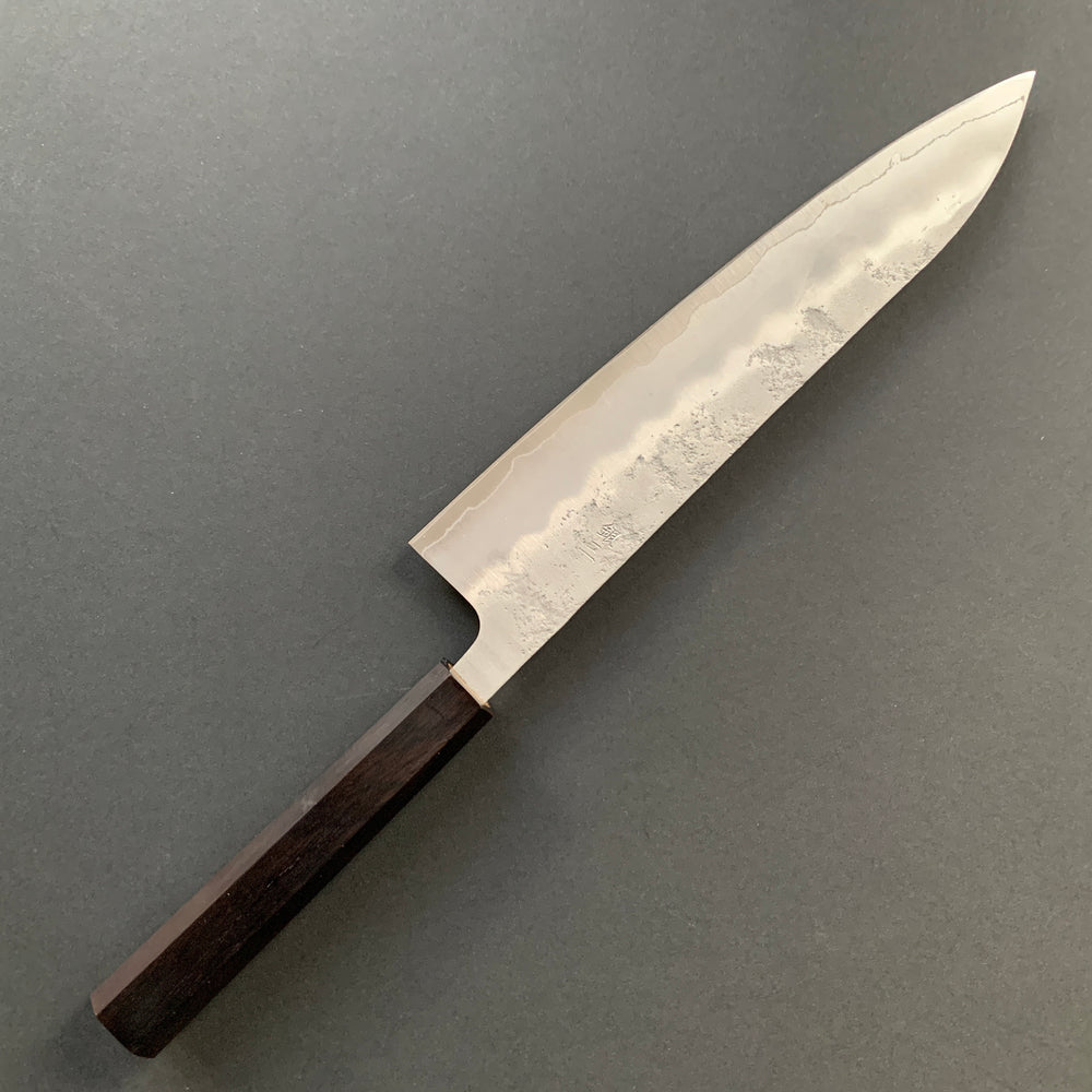 Gyuto knife, Ginsan stainless steel, nashiji finish - Ittetsu