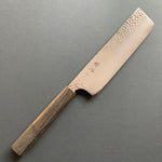 Nakiri knife, VG10 Stainless Steel, Tsuchime finish, Hayabusa range - Hatsukokoro