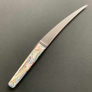 Boning knife, BD1N Stainless Steel, Stone Washed finish, colourful handle - Silverthorn