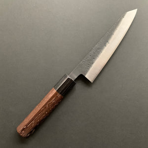 Honesuki knife, SLD core with stainless steel cladding, Nashiji and Kurouchi Finish - Ohishi