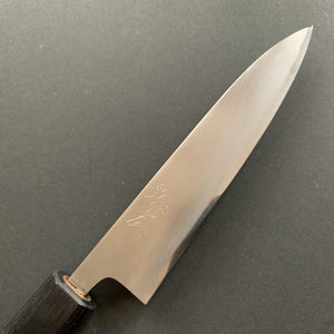 Petty knife, Aogami 2 core with soft Iron cladding, Migaki finish - Wakui