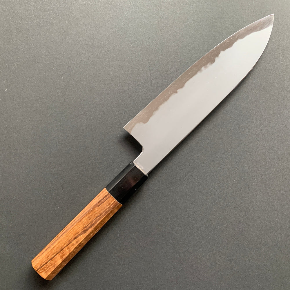 Santoku Knife, Aogami 2 with Iron cladding, Kasumi finish - Tetsujin Hamono