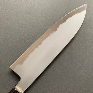 Santoku Knife, Aogami 2 with Iron cladding, Kasumi finish - Tetsujin Hamono