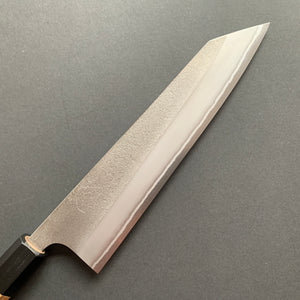 Kiritsuke Gyuto knife, Shirogami 2 with stainless steel cladding, nashiji finish - Yoshikane