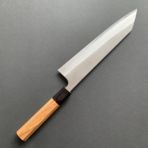 Kiritsuke Gyuto knife, Shirogami 2 with stainless steel cladding, nashiji finish - Yoshikane