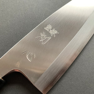 Deba knife, Ginsan stainless steel, polished finish - Hatsukokoro