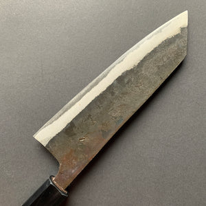 Bunka knife, Aogami 2 with iron cladding, Kurouchi finish, Kurokuma range - Hatsukokoro