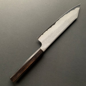 Kiritsuke Gyuto knife, Aogami 2 carbon steel with iron cladding, Nashiji Damascus finish, Ryusui range - Hatsukokoro