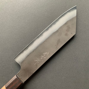 Bunka knife, Aogami Super carbon steel with Stainless Steel cladding, Kurouchi finish - Kenshiro Hatono