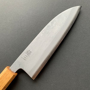 Santoku knife, Ginsan with Stainless Steel cladding, Nashiji finish - Motokyuuichi