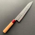 Gyuto knife, Aogami Super with stainless steel cladding, Tsuchime finish - Tsunehisa