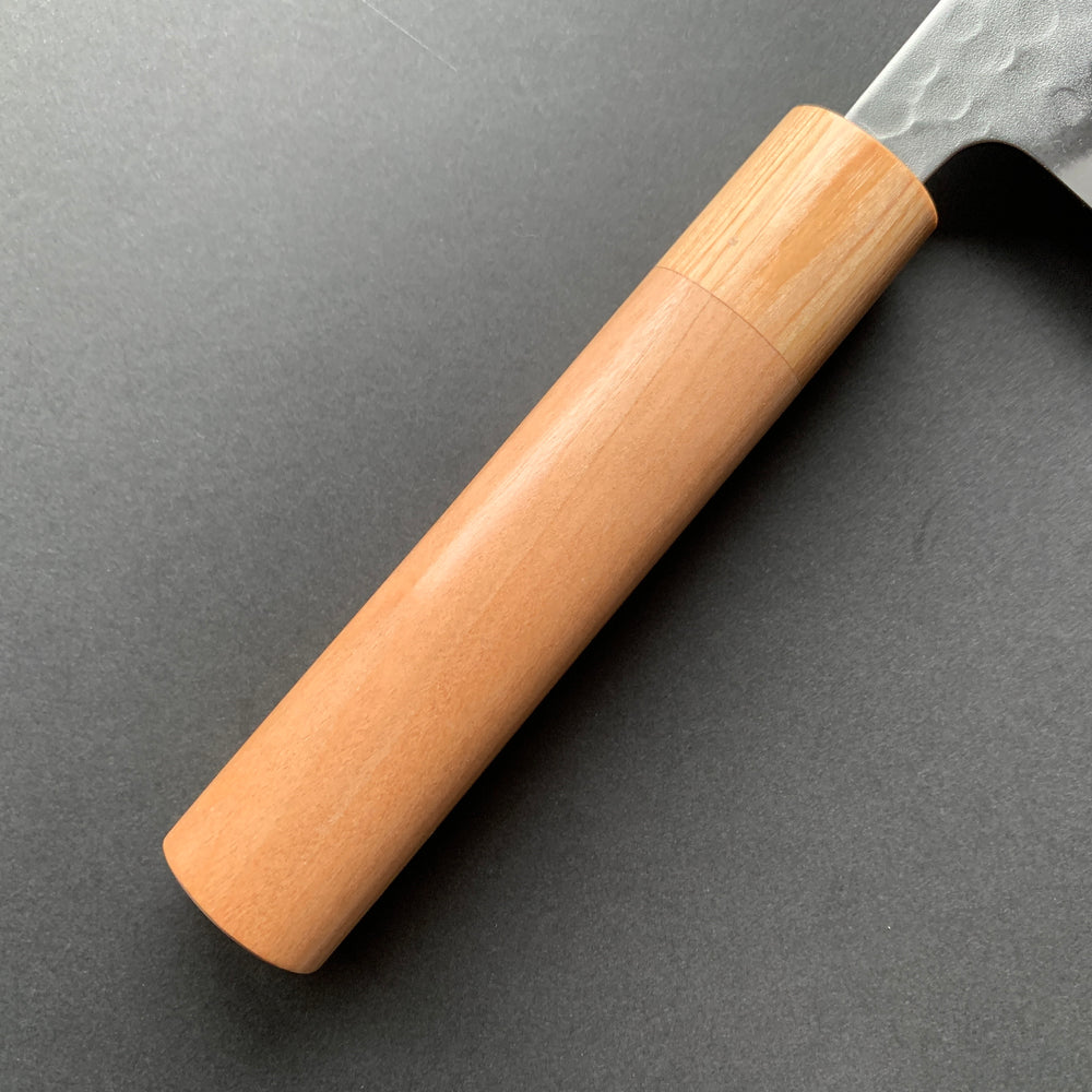 Gyuto knife, Shirogami 2 with stainless steel cladding, Tsuchime finish - Tsunehisa