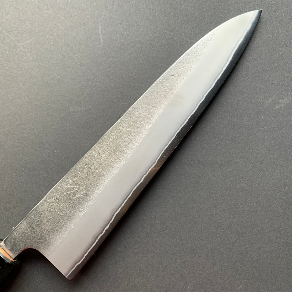 Gyuto knife, Shirogami 2 with stainless steel cladding, nashiji finish - Yoshikane