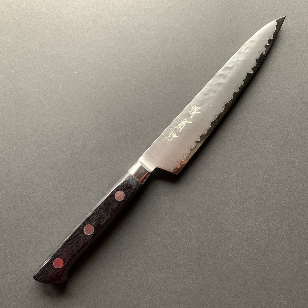 Petty Knife, VG5 Stainless Steel, Tsuchime finish - Sakai Kikumori