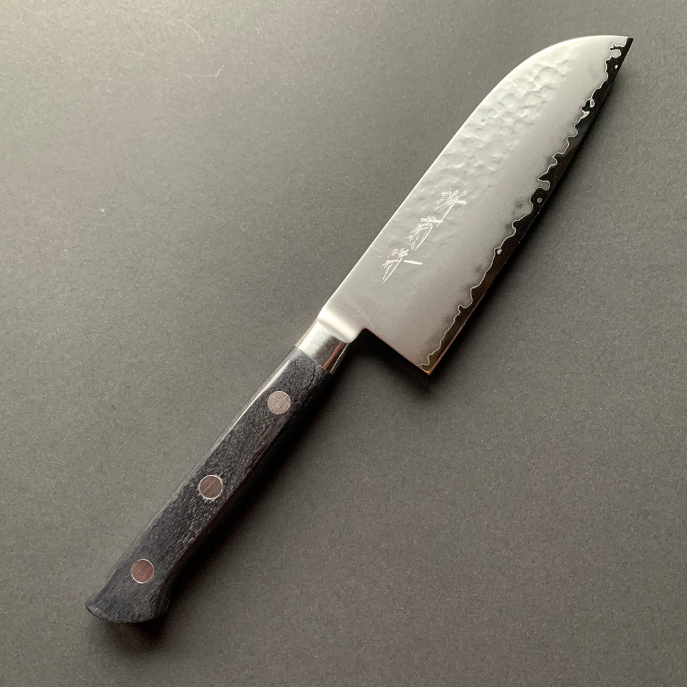 Santoku Knife, VG5 Stainless Steel, Tsuchime finish - Sakai Kikumori