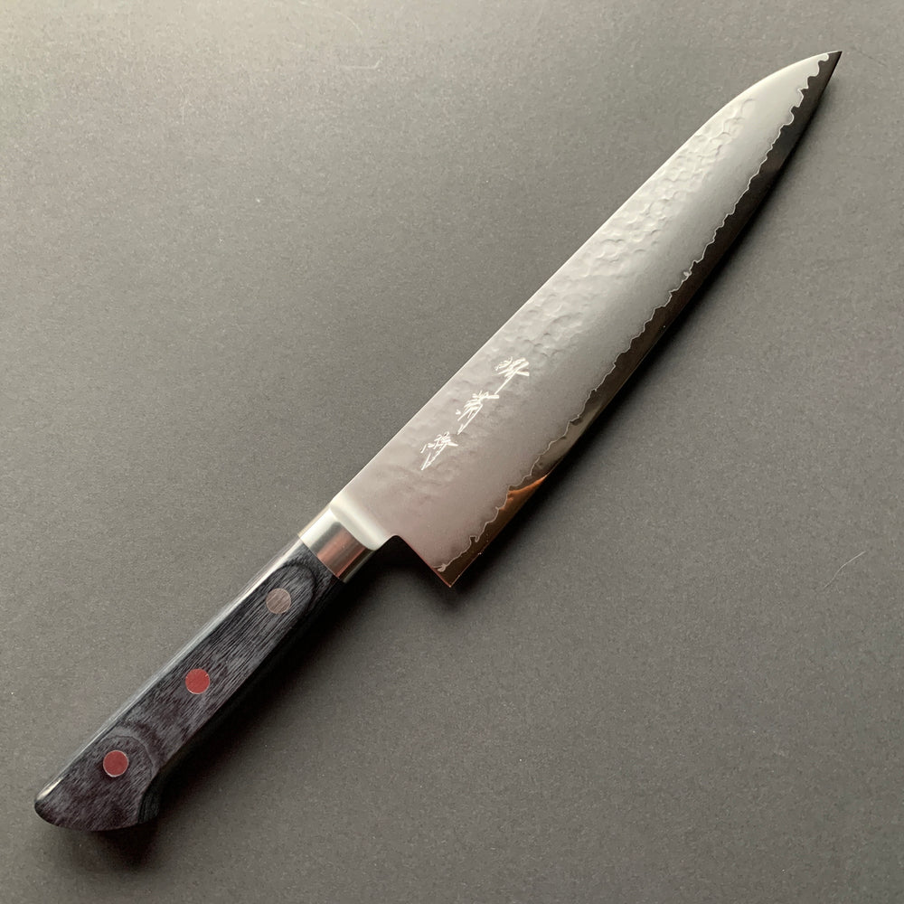 Gyuto Knife, VG5 Stainless Steel, Tsuchime finish - Sakai Kikumori