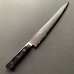 Sujihiki Knife, VG5 Stainless Steel, Tsuchime finish - Sakai Kikumori