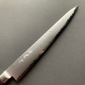 Sujihiki Knife, VG5 Stainless Steel, Tsuchime finish - Sakai Kikumori