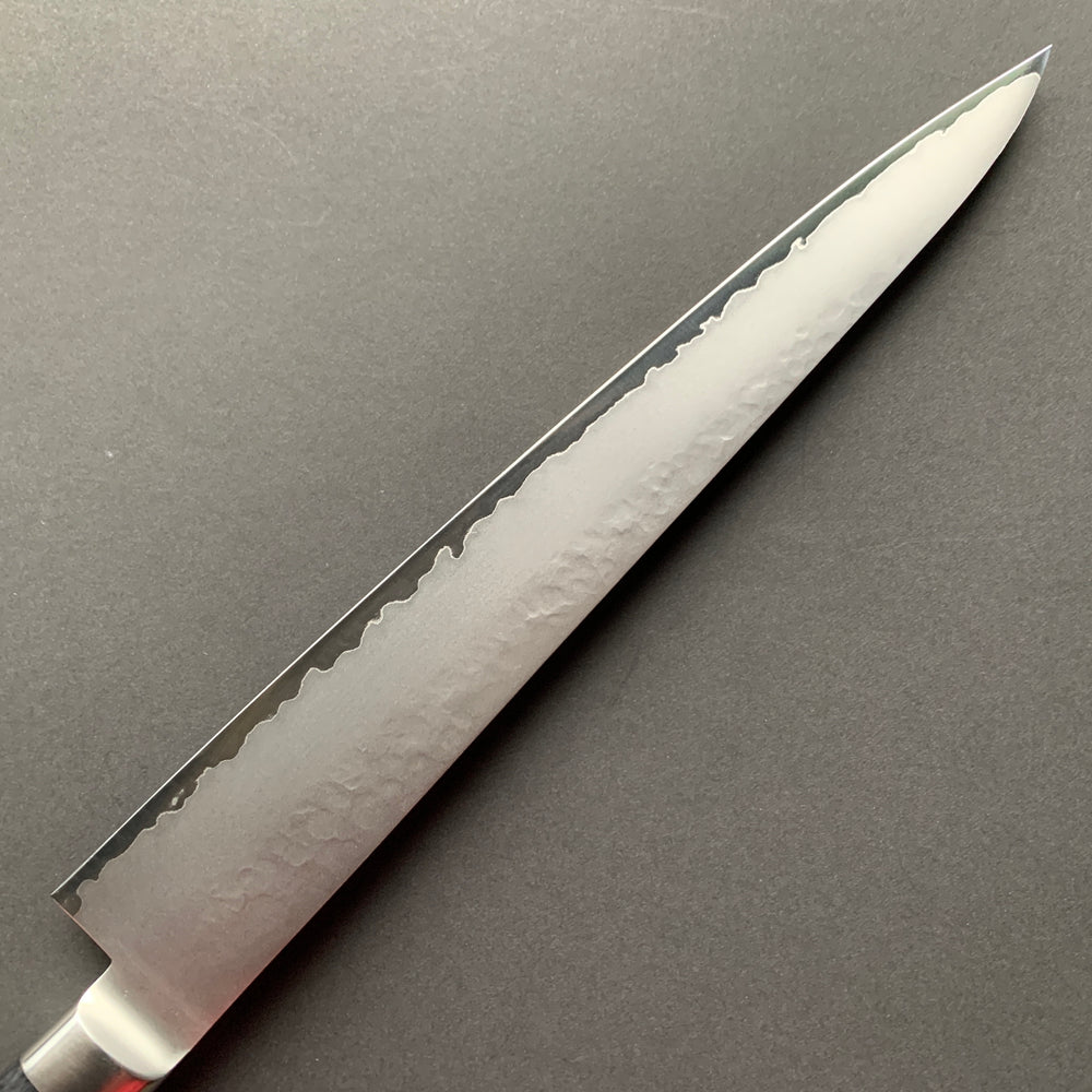 Sujihiki Knife, VG5 Stainless Steel, Tsuchime finish - Sakai Kikumori