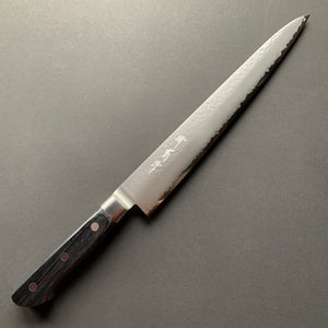 Sujihiki Knife, VG5 Stainless Steel, Tsuchime finish - Sakai Kikumori