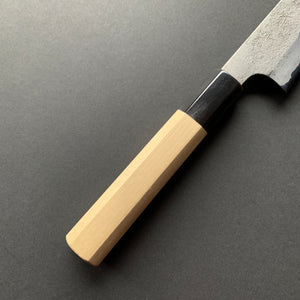 Petty Knife, Aogami 2 Carbon Steel with Stainless Steel cladding, Nashiji finish - Sakai Kikumori