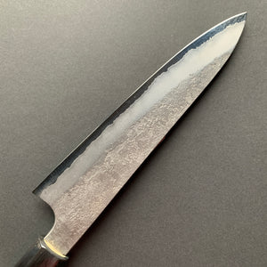 Petty Knife, Aogami 2 Carbon Steel with Stainless Steel cladding, Nashiji finish - Sakai Kikumori