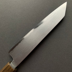 Kiritsuke Petty Knife, Shirogami 2 Carbon Steel with Stainless Steel cladding, Kasumi finish - Sakai Kikumori