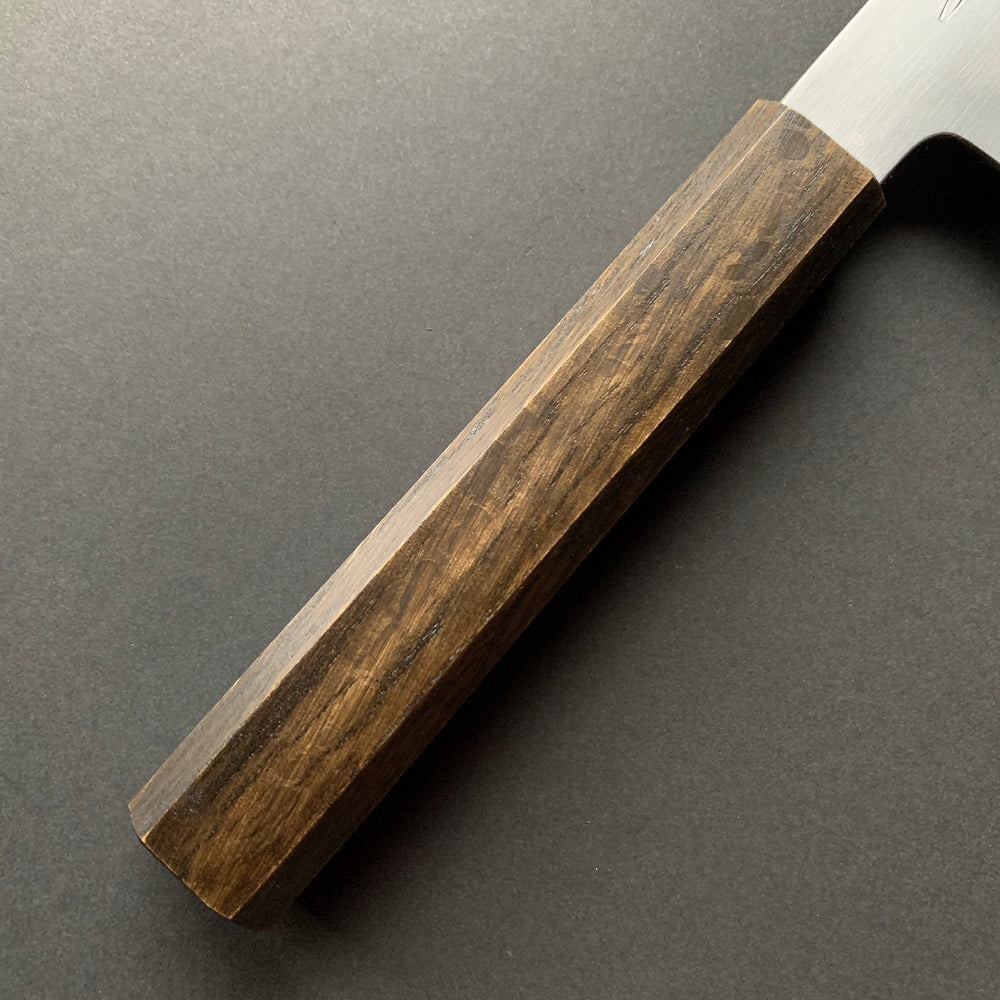 Bunka Knife, Shirogami 2 Carbon Steel with Stainless Steel cladding, Kasumi finish - Sakai Kikumori