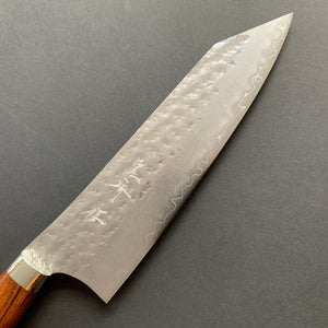 Bunka Knife, SG2 Powder Steel, Ironwood Handle, Tsuchime Finish - Yu Kurosaki