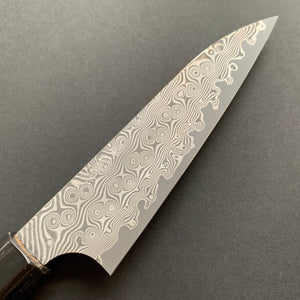 Petty knife, SG2 powder steel, Damascus finish, Wa handle - Nigara