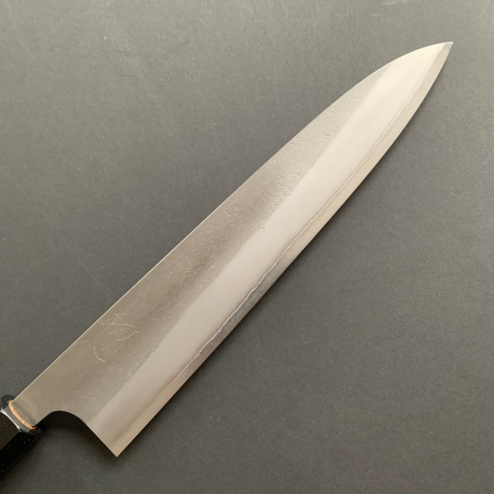 Gyuto knife, Shirogami 2 with stainless steel cladding, nashiji finish - Yoshikane